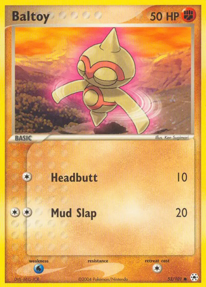 Baltoy (53/101) [EX: Hidden Legends] - Pokemon Single