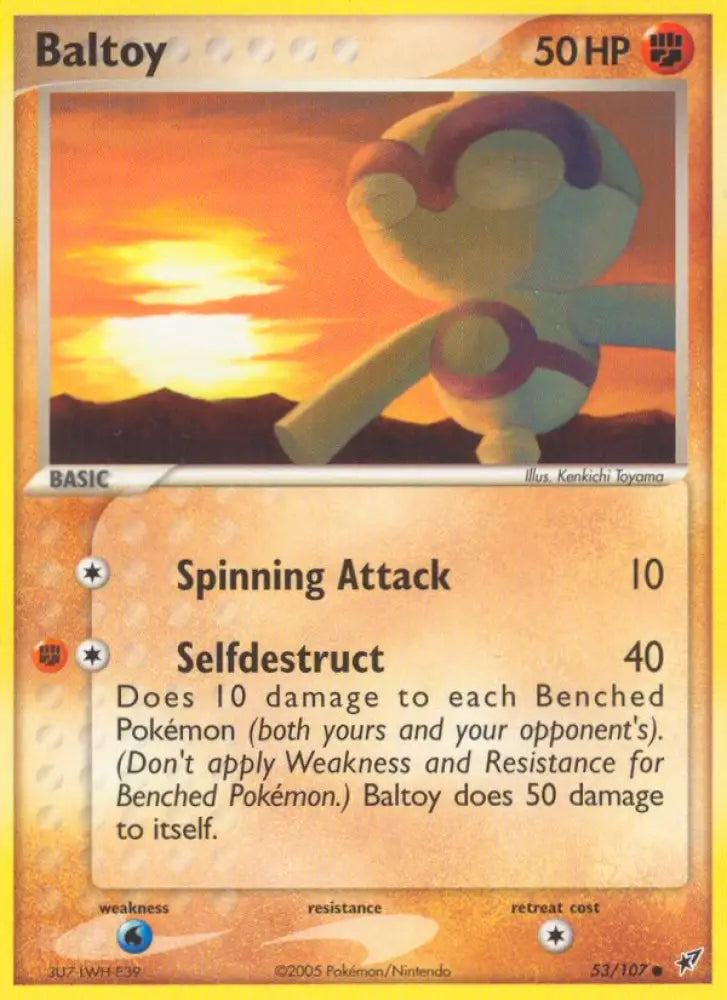 Baltoy (53/107) [EX: Deoxys] - Pokemon Single