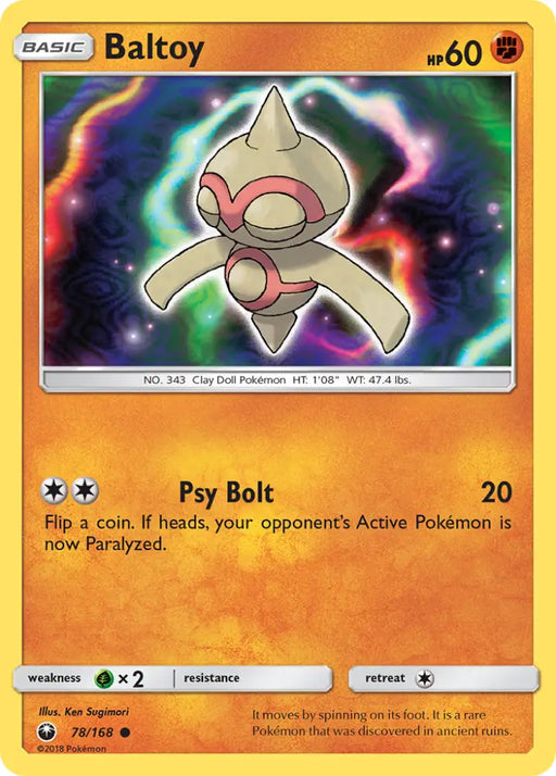 Baltoy (78/168) [Sun & Moon: Celestial Storm] - Pokemon Single