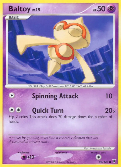 Baltoy (89/147) [Platinum: Supreme Victors] - Pokemon Single