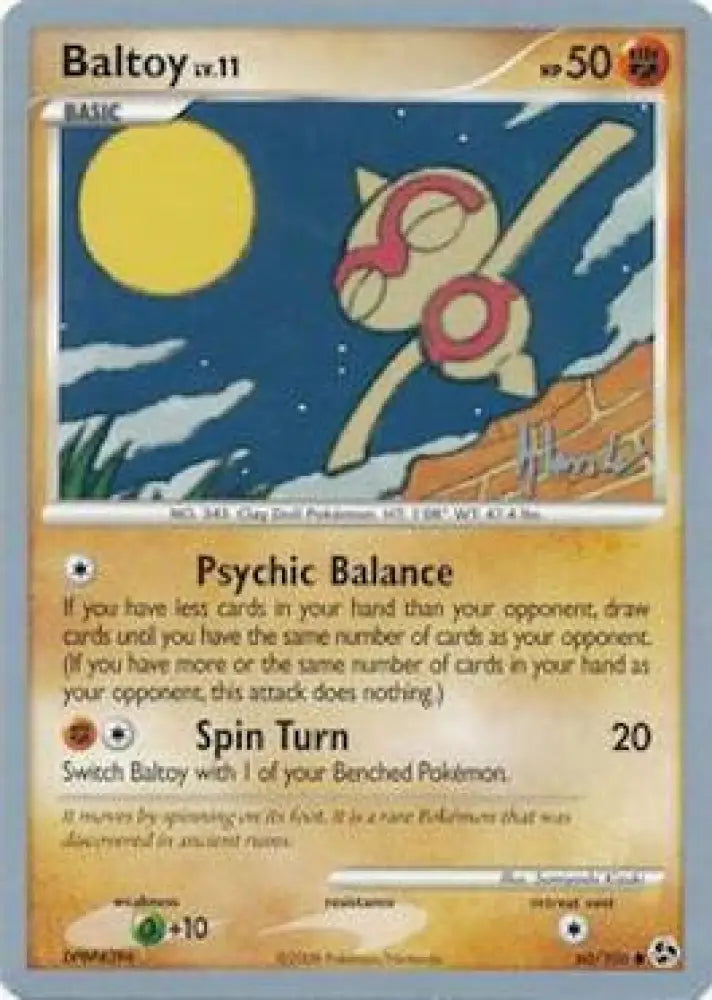 Baltoy LV.11 (60/106) (Empotech - Dylan Lefavour) [World Championships 2008] - Pokemon Single