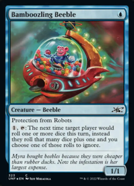 Bamboozling Beeble (Galaxy Foil) [Unfinity] - MTG Single