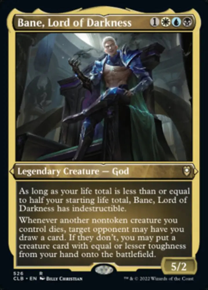 Bane Lord of Darkness (Foil Etched) [Commander Legends: Battle for Baldur’s Gate] - MTG Single
