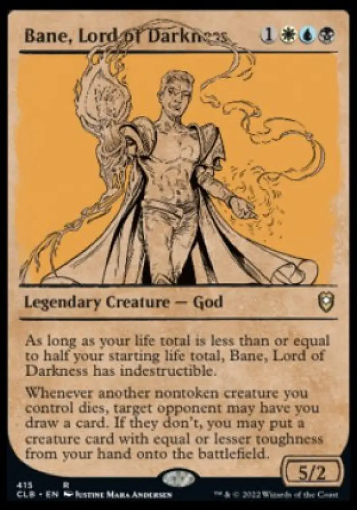 Bane Lord of Darkness (Showcase) [Commander Legends: Battle for Baldur’s Gate] - MTG Single