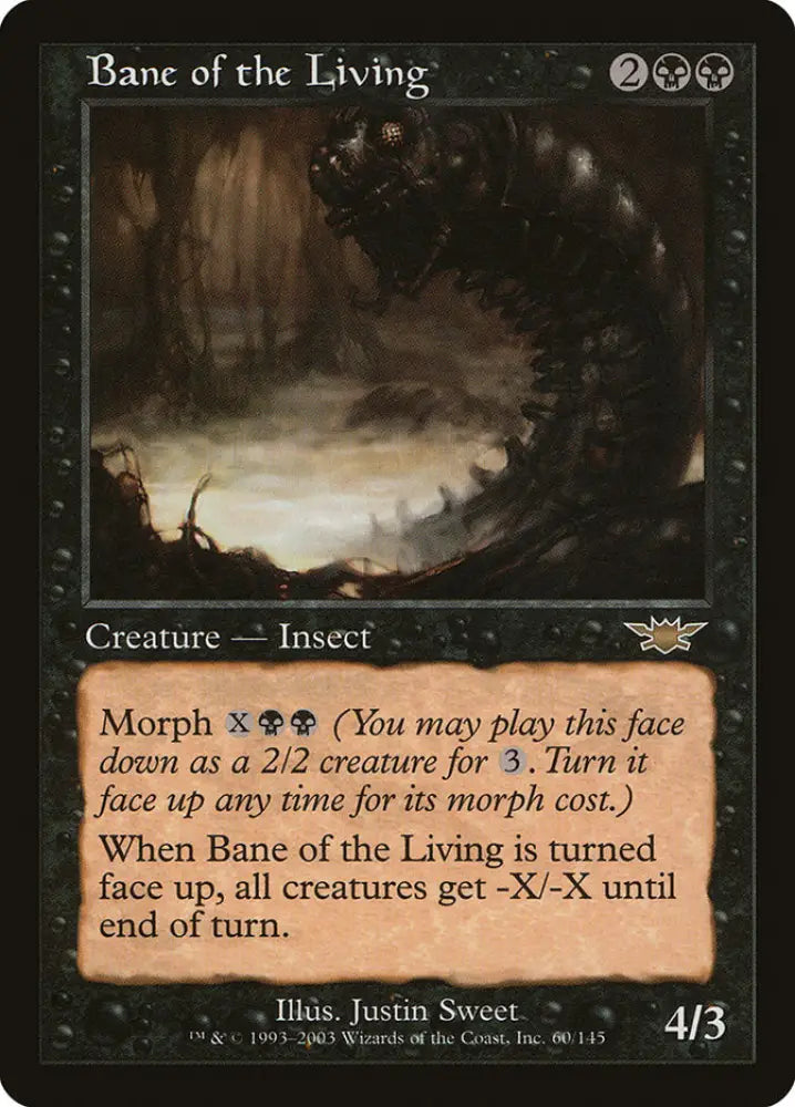 Bane of the Living [Legions] - MTG Single