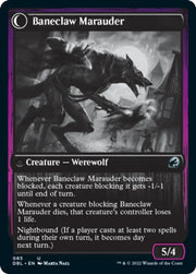 Baneblade Scoundrel // Baneclaw Marauder [Innistrad: Double Feature] - MTG Single