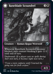 Baneblade Scoundrel // Baneclaw Marauder [Innistrad: Double Feature] - MTG Single