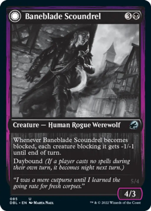 Baneblade Scoundrel // Baneclaw Marauder [Innistrad: Double Feature] - MTG Single