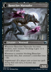 Baneblade Scoundrel // Baneclaw Marauder [Innistrad: Midnight Hunt] - MTG Single