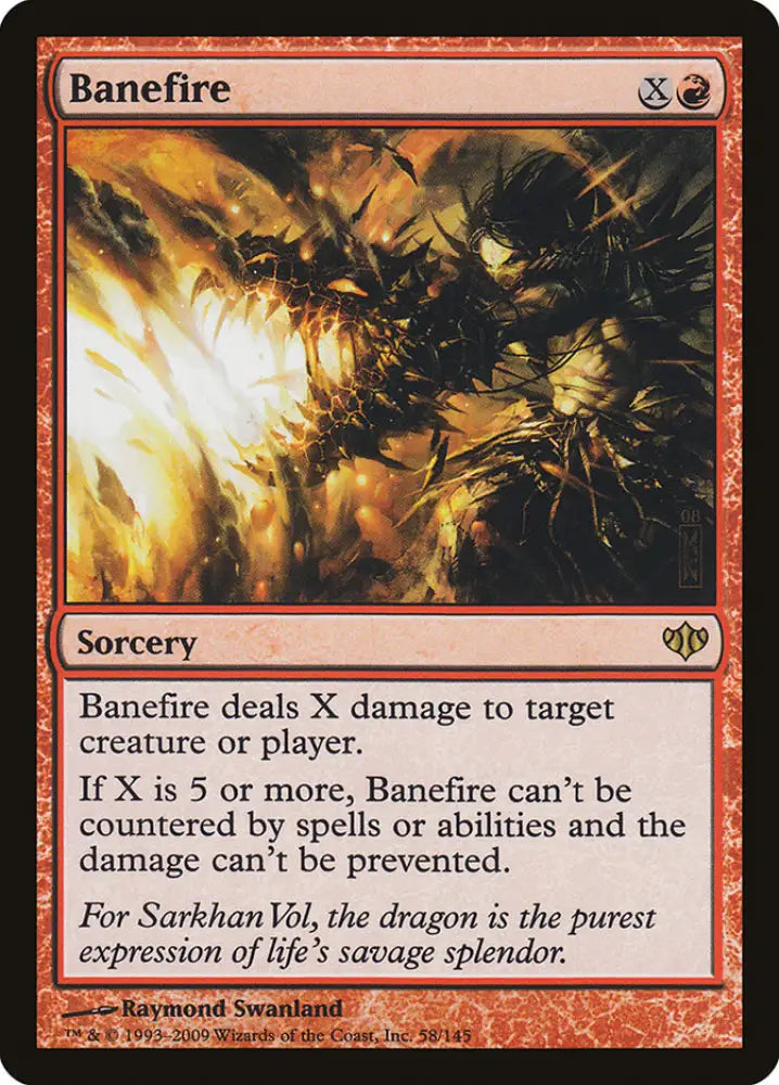 Banefire [Conflux] - MTG Single