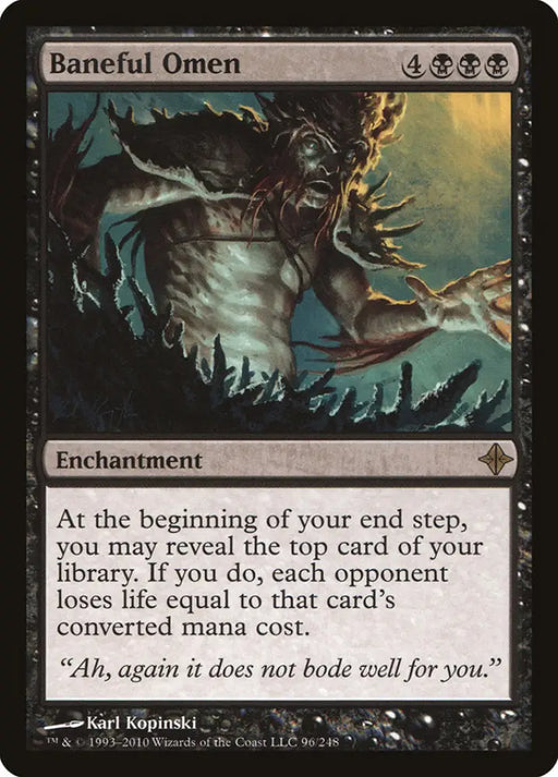 Baneful Omen [Rise of the Eldrazi] - MTG Single