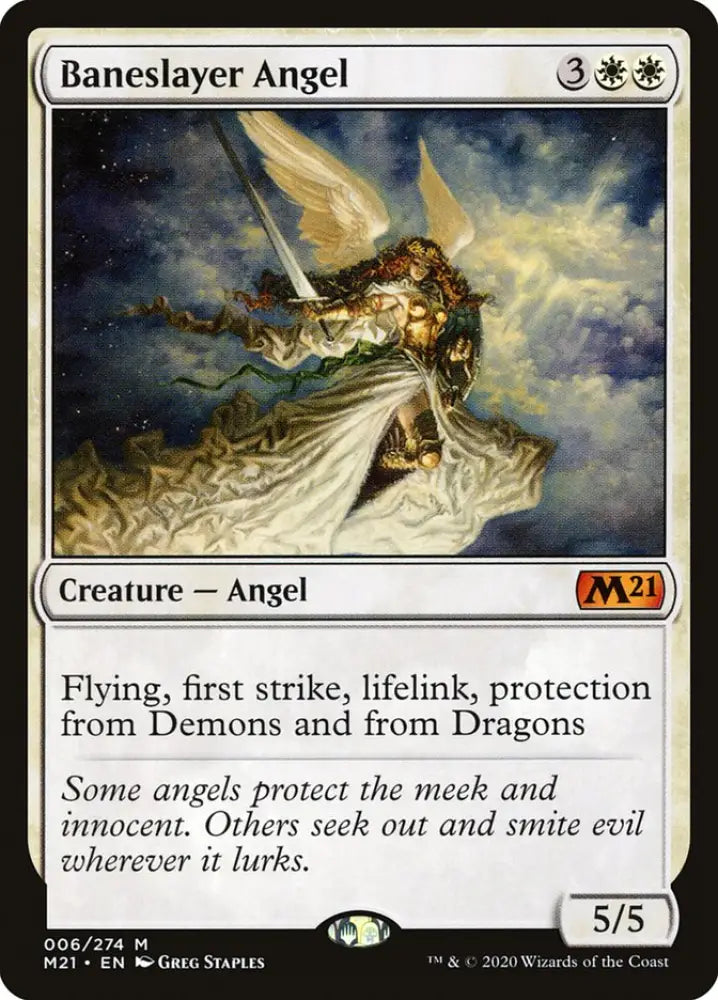 Baneslayer Angel [Core Set 2021] - MTG Single