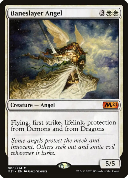 Baneslayer Angel [Core Set 2021] - MTG Single