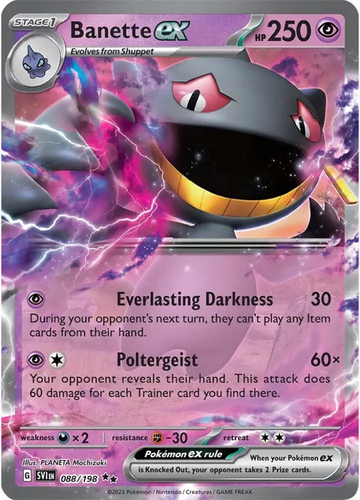 Banette ex (088/198) [Scarlet & Violet: Base Set] - Pokemon Single
