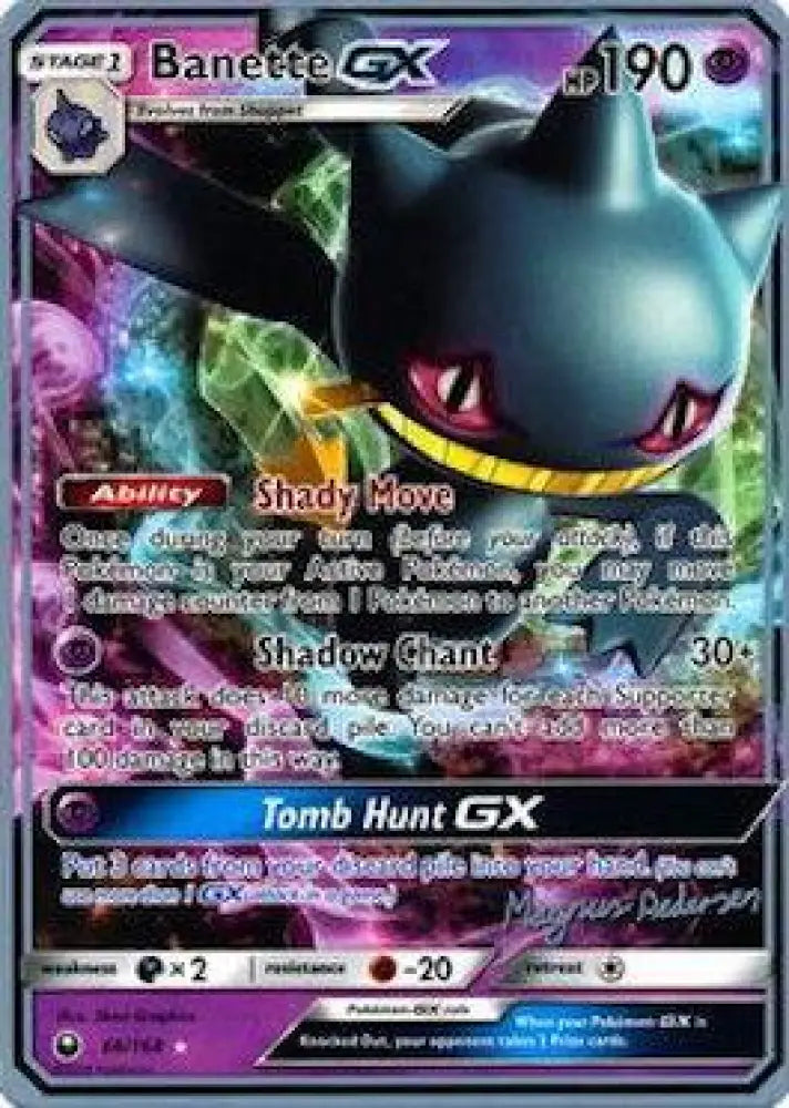 Banette GX (66/168) (Garbanette - Magnus Pedersen) [World Championships 2018] - Pokemon Single
