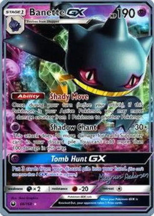 Banette GX (66/168) (Garbanette - Magnus Pedersen) [World Championships 2018] - Pokemon Single