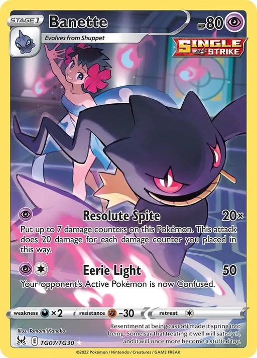 Banette (TG07/TG30) [Sword & Shield: Lost Origin] - Pokemon Single