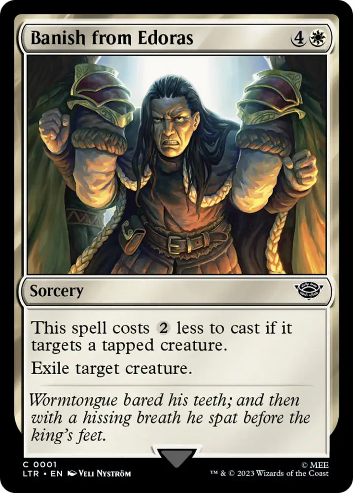 Banish from Edoras [The Lord of the Rings: Tales of Middle-Earth] - MTG Single