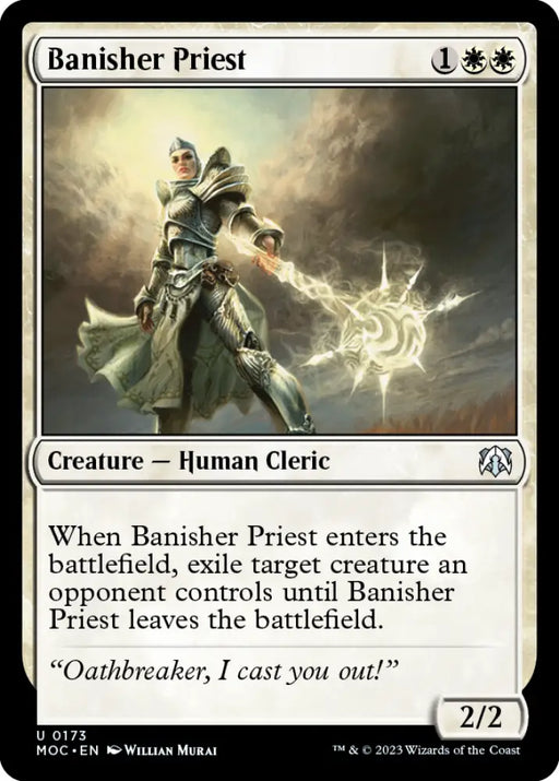 Banisher Priest [March of the Machine Commander] - MTG Single