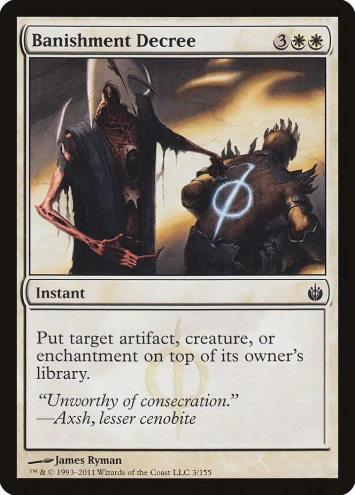 Banishment Decree [Mirrodin Besieged] - MTG Single