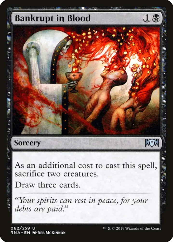 Bankrupt in Blood [Ravnica Allegiance] - MTG Single