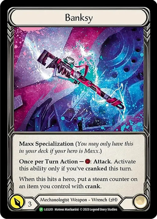 Banksy [LGS201] (Promo) Cold Foil - Flesh And Blood Single