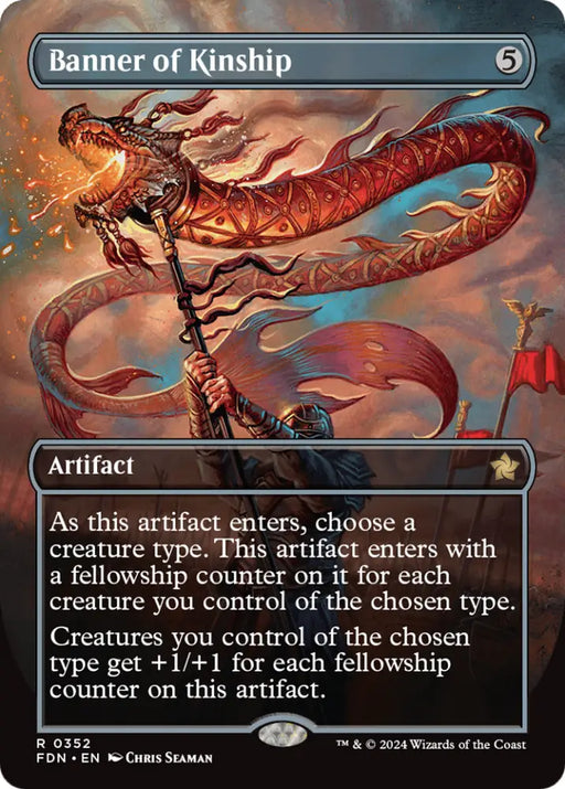 Banner of Kinship (Borderless) [Foundations] - MTG Single