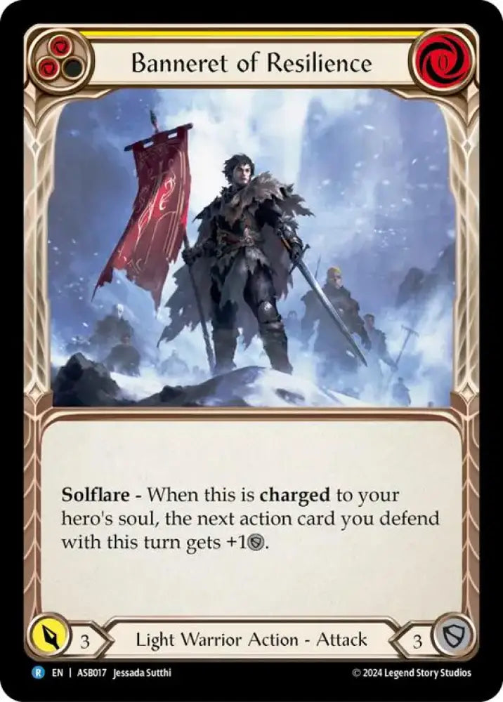 Banneret of Resilience [ASB017] (Armory Deck: Boltyn) - Flesh And Blood Single