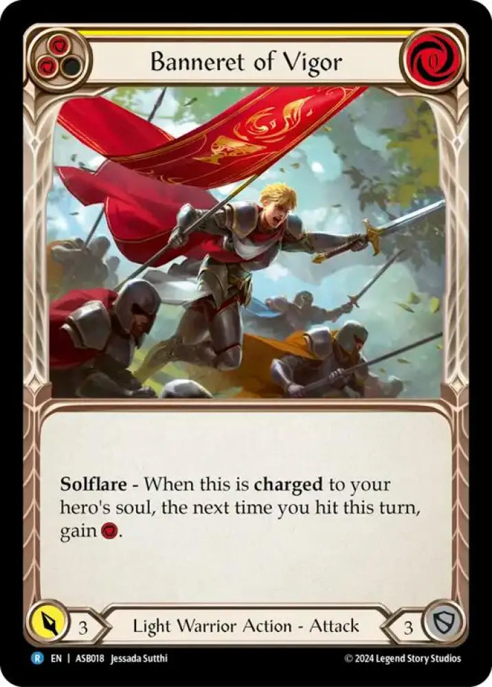 Banneret of Vigor [ASB018] (Armory Deck: Boltyn) - Flesh And Blood Single