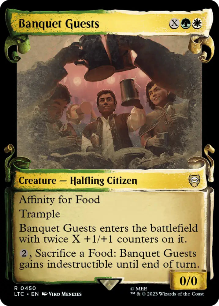 Banquet Guests [The Lord of the Rings: Tales of Middle-Earth Commander Showcase Scrolls] - MTG Single