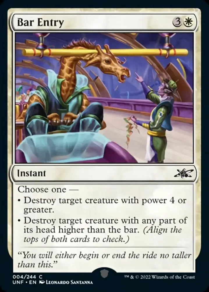 Bar Entry [Unfinity] - MTG Single