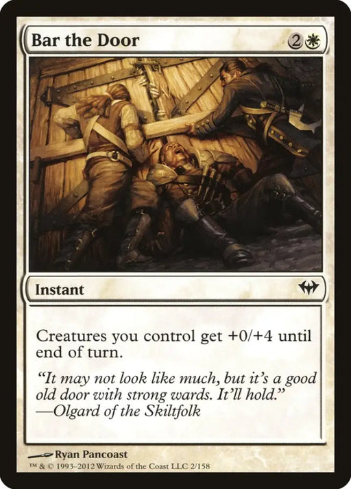 Bar the Door [Dark Ascension] - MTG Single