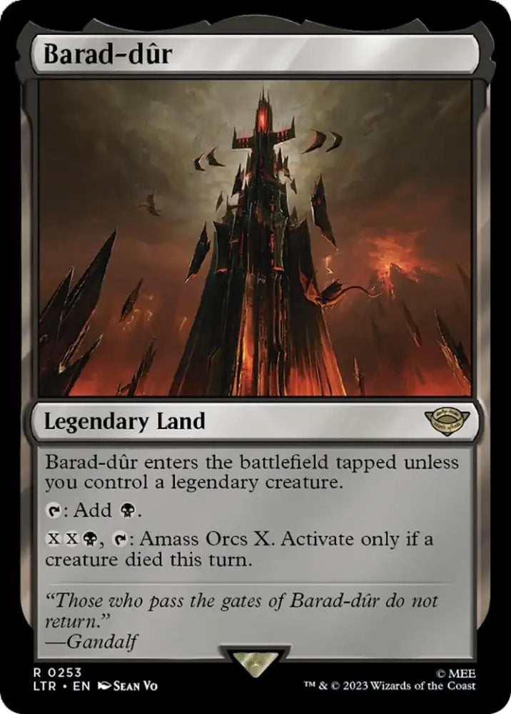 Barad-dur [The Lord of the Rings: Tales of Middle-Earth] - MTG Single