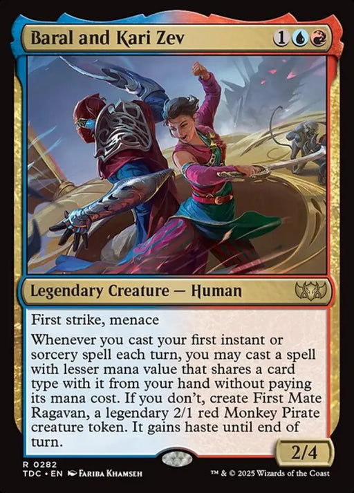 Baral and Kari Zev (282) [Tarkir: Dragonstorm Commander]