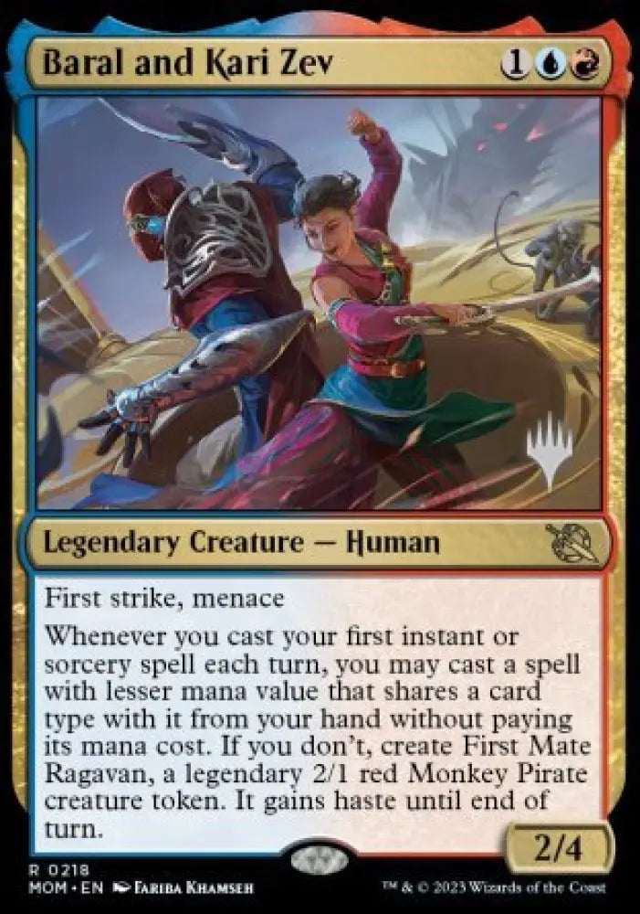 Baral and Kari Zev (Promo Pack) [March of the Machine Promos] - MTG Single