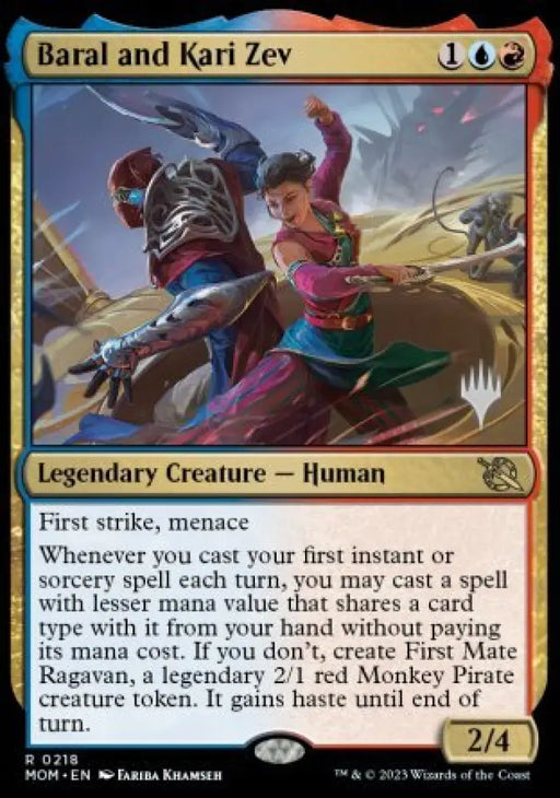 Baral and Kari Zev (Promo Pack) [March of the Machine Promos] - MTG Single