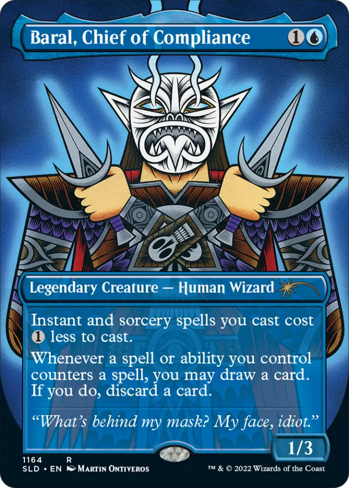 Baral Chief of Compliance (Borderless) [Secret Lair Drop Series] - MTG Single