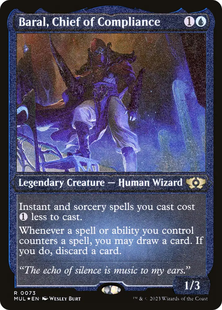 Baral Chief of Compliance (Foil Etched) [Multiverse Legends] - MTG Single