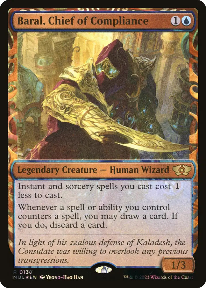 Baral Chief of Compliance (Halo Foil) [Multiverse Legends] - MTG Single