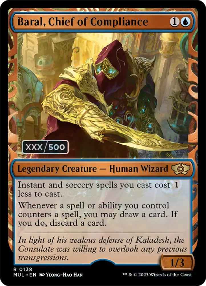 Baral Chief of Compliance (Serialized) [Multiverse Legends] - MTG Single