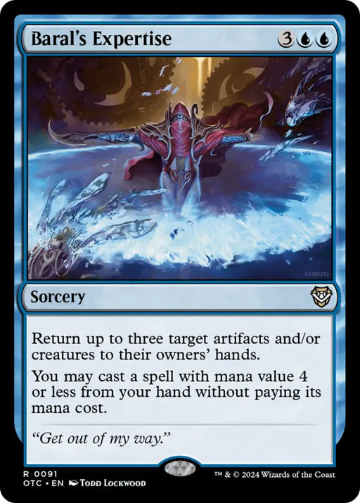 Baral’s Expertise [Outlaws of Thunder Junction Commander] - MTG Single