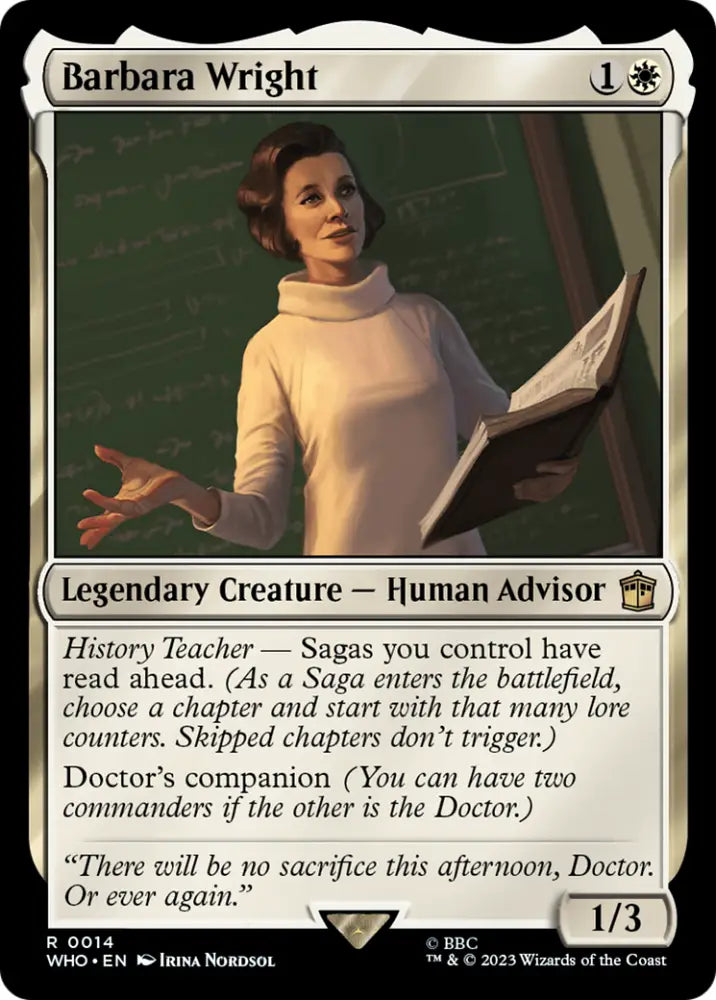 Barbara Wright [Doctor Who] - MTG Single