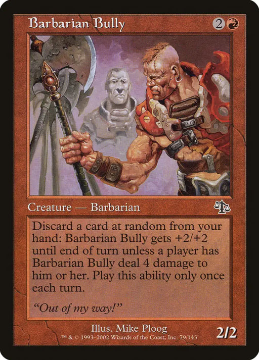 Barbarian Bully [Judgment] - MTG Single