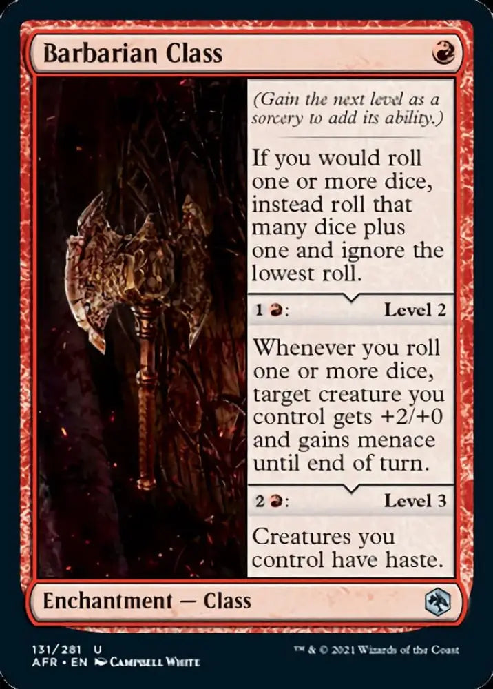 Barbarian Class [Dungeons & Dragons: Adventures in the Forgotten Realms] - MTG Single