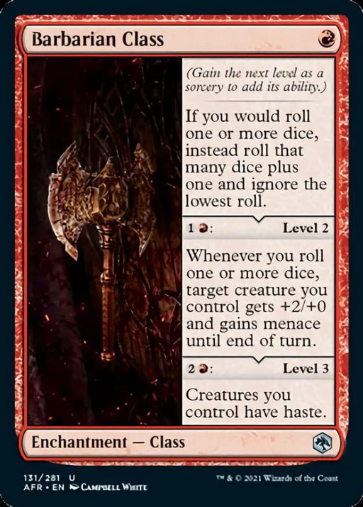 Barbarian Class [Dungeons & Dragons: Adventures in the Forgotten Realms] - MTG Single