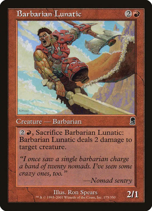 Barbarian Lunatic [Odyssey] - MTG Single