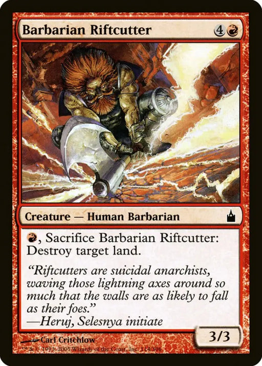 Barbarian Riftcutter [Ravnica: City of Guilds] - MTG Single