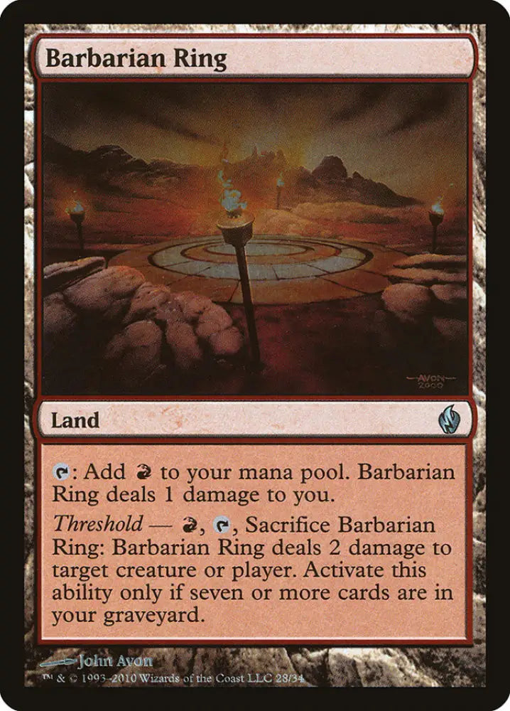 Barbarian Ring [Premium Deck Series: Fire and Lightning] - MTG Single
