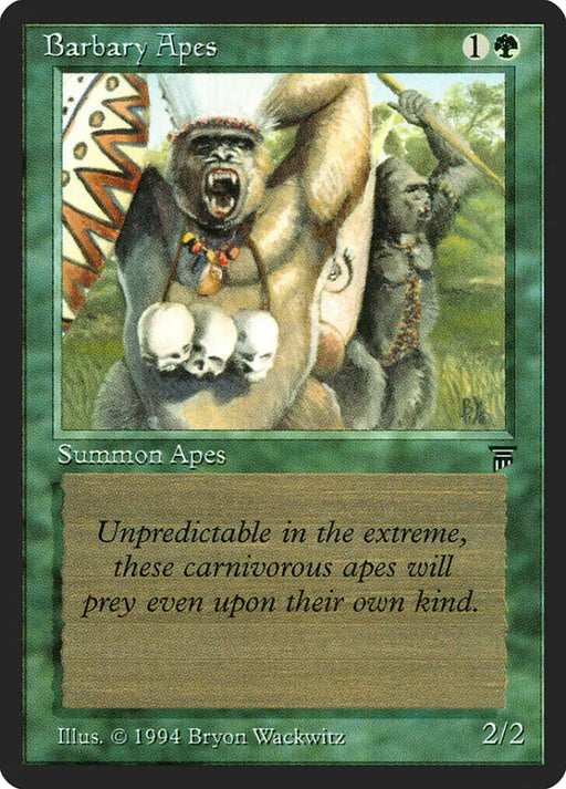 Barbary Apes [Legends] - MTG Single