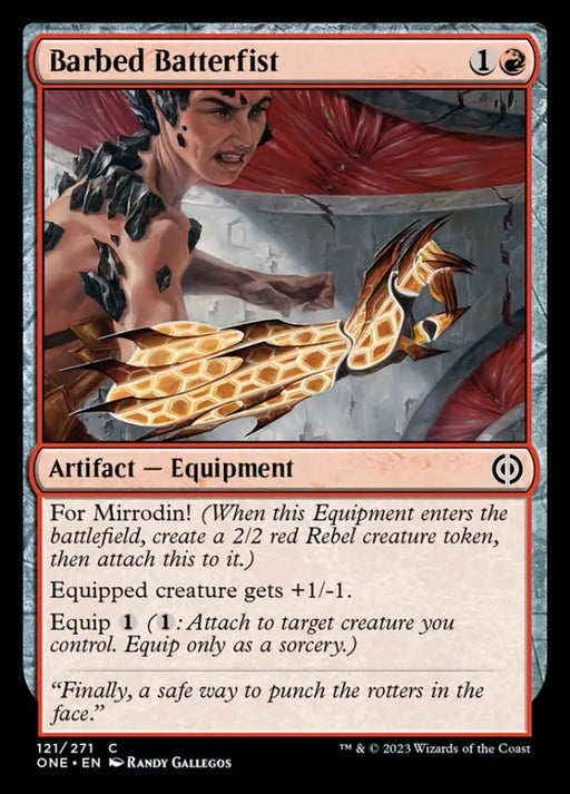 Barbed Batterfist [Phyrexia: All Will Be One] - MTG Single